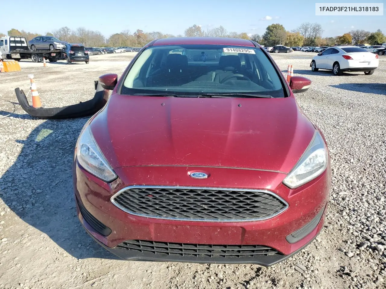 1FADP3F21HL318183 2017 Ford Focus Se