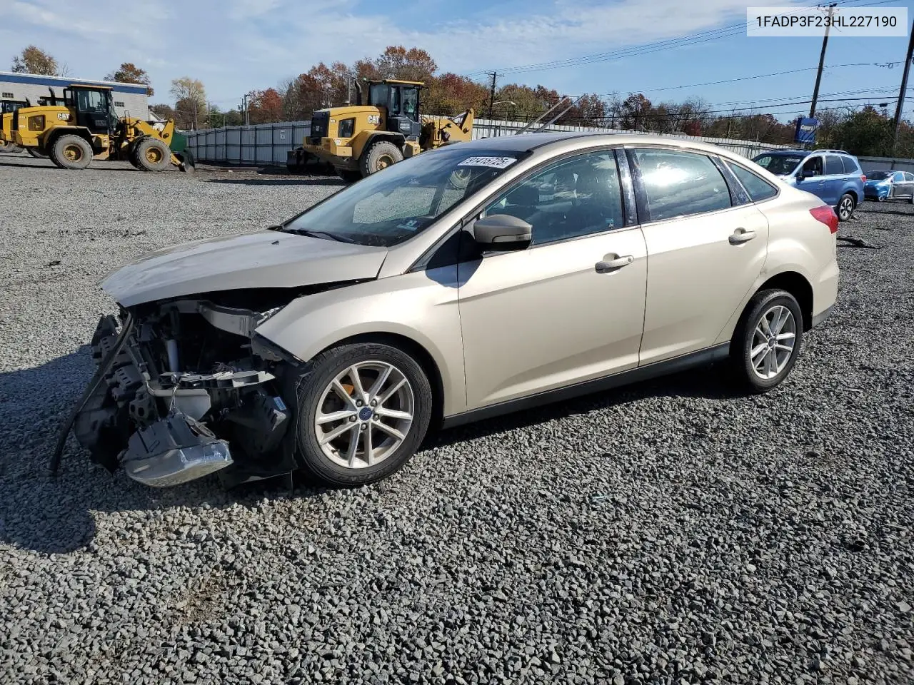 1FADP3F23HL227190 2017 Ford Focus Se