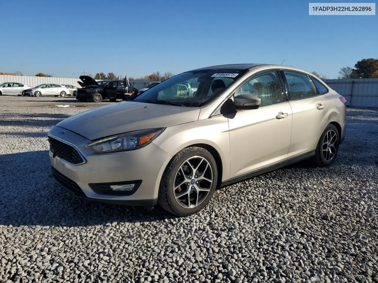 1FADP3H22HL262896 2017 Ford Focus Sel