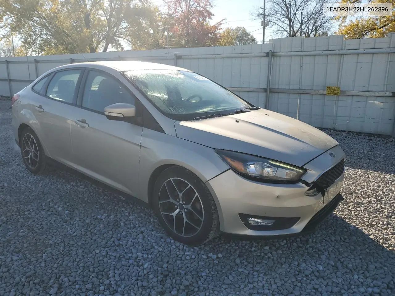1FADP3H22HL262896 2017 Ford Focus Sel