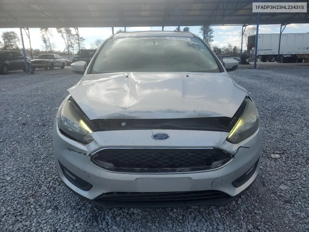 1FADP3H23HL234315 2017 Ford Focus Sel