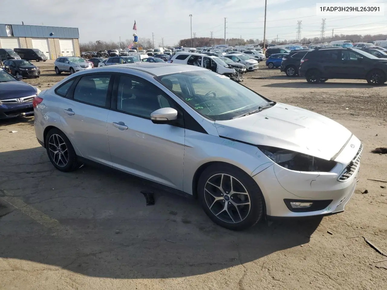 1FADP3H29HL263091 2017 Ford Focus Sel