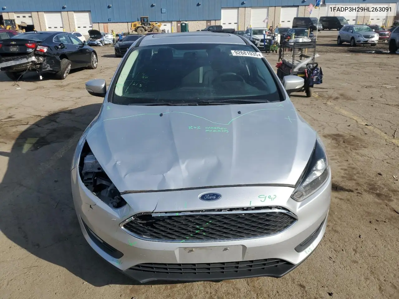1FADP3H29HL263091 2017 Ford Focus Sel