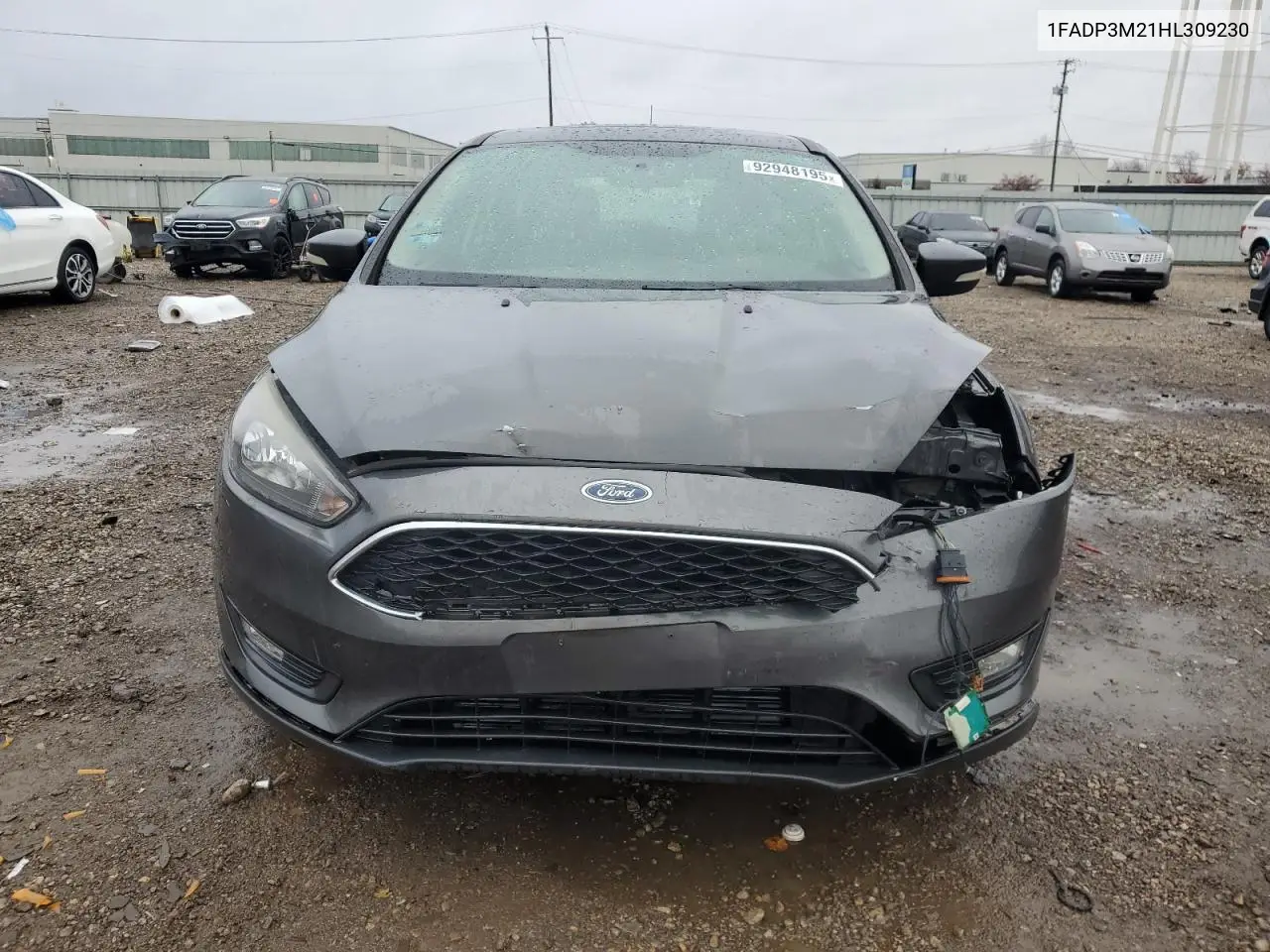 1FADP3M21HL309230 2017 Ford Focus Sel