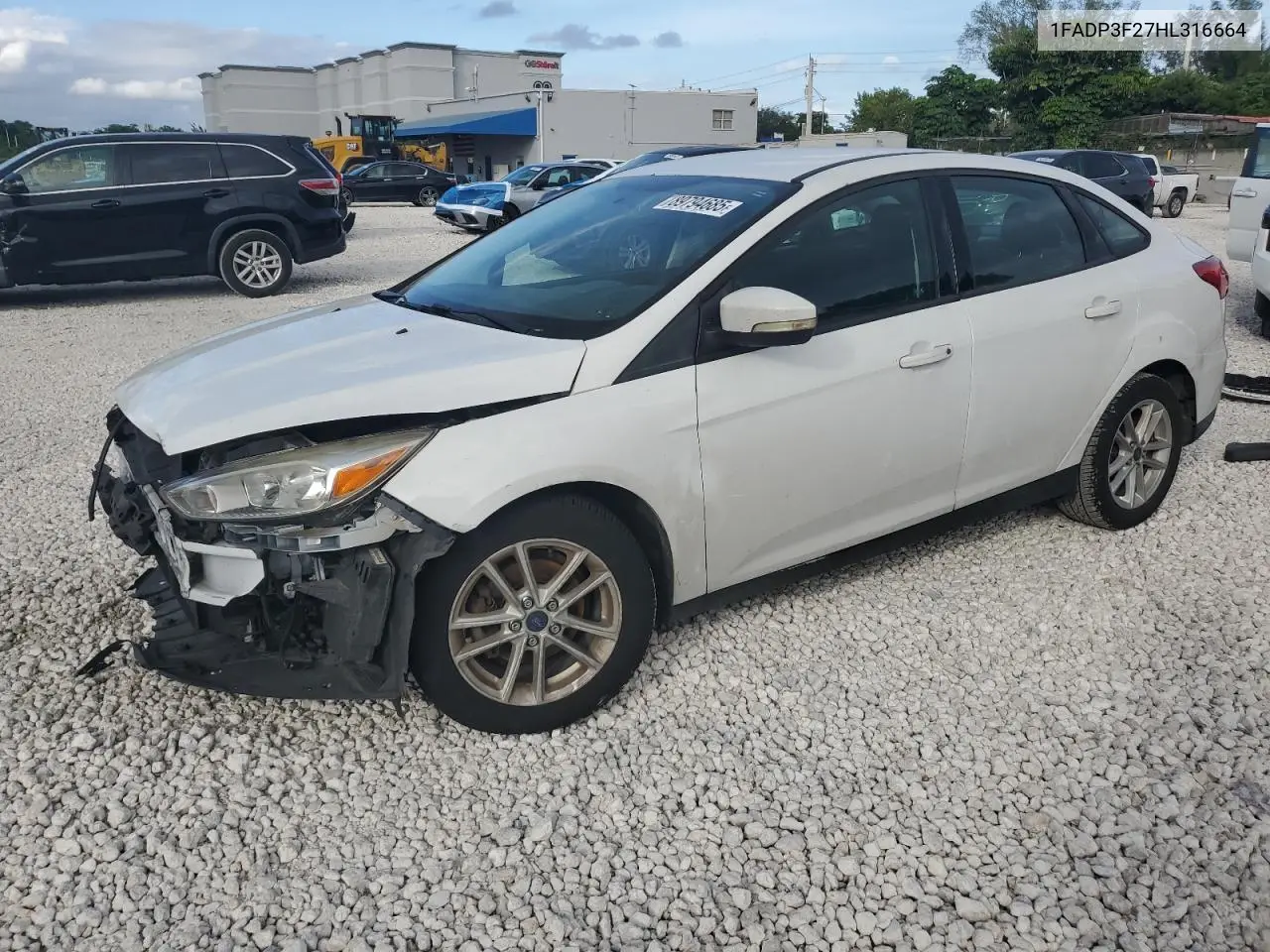 1FADP3F27HL316664 2017 Ford Focus Se