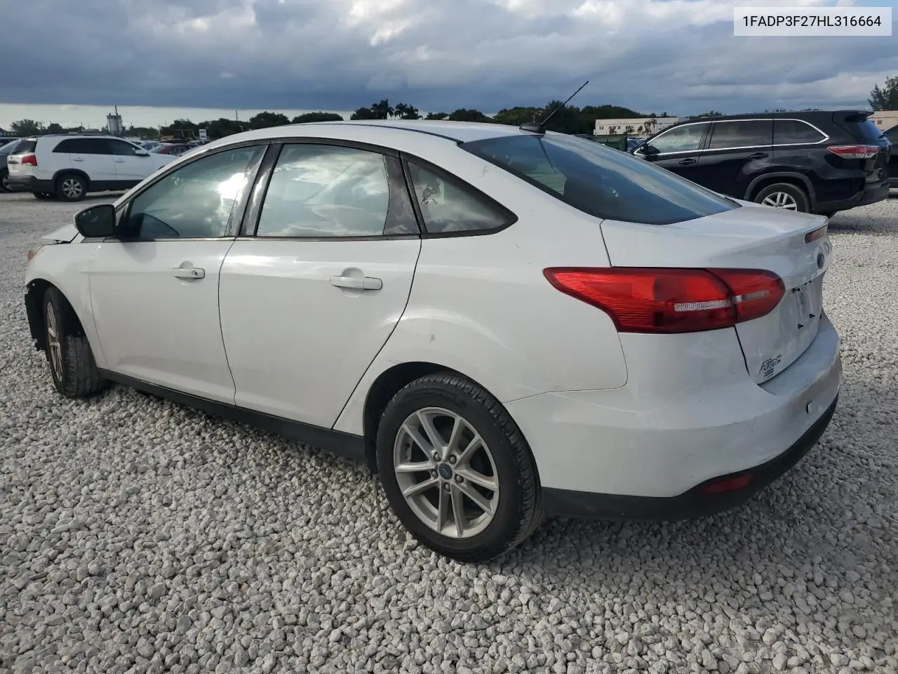 1FADP3F27HL316664 2017 Ford Focus Se