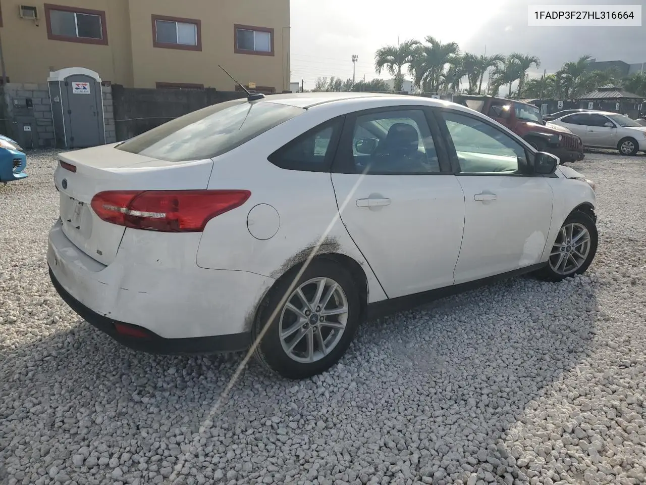 1FADP3F27HL316664 2017 Ford Focus Se