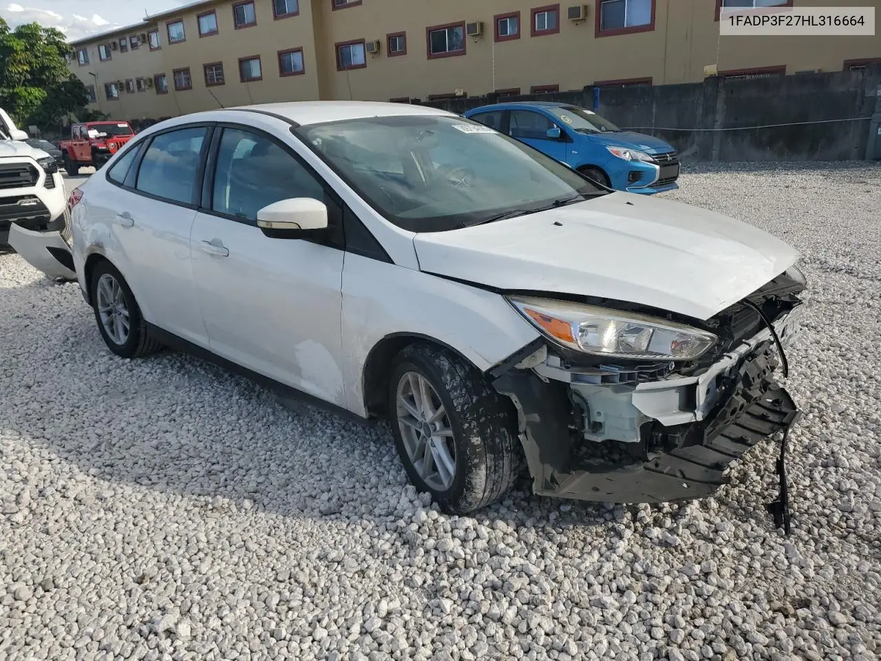 1FADP3F27HL316664 2017 Ford Focus Se