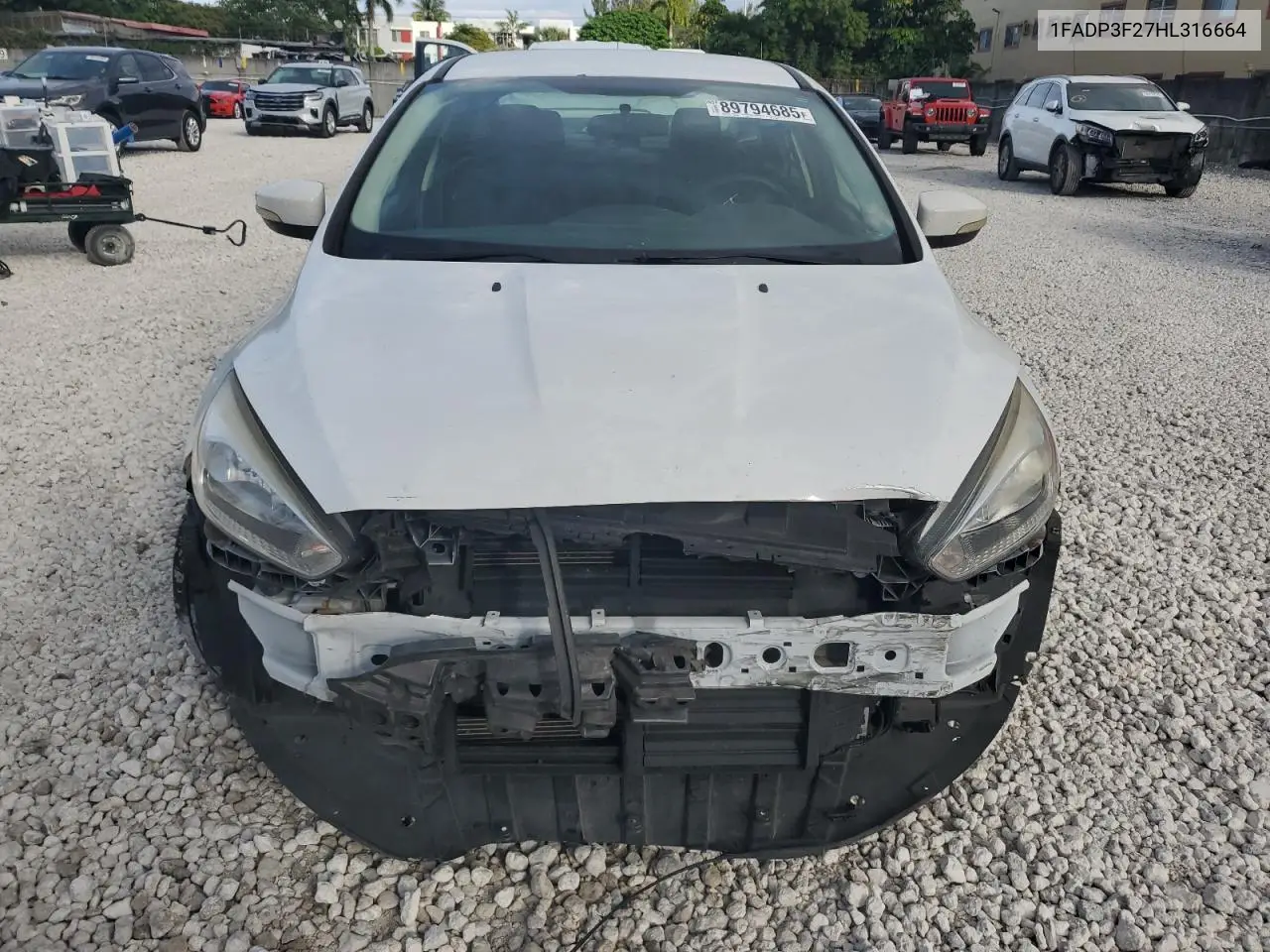 1FADP3F27HL316664 2017 Ford Focus Se