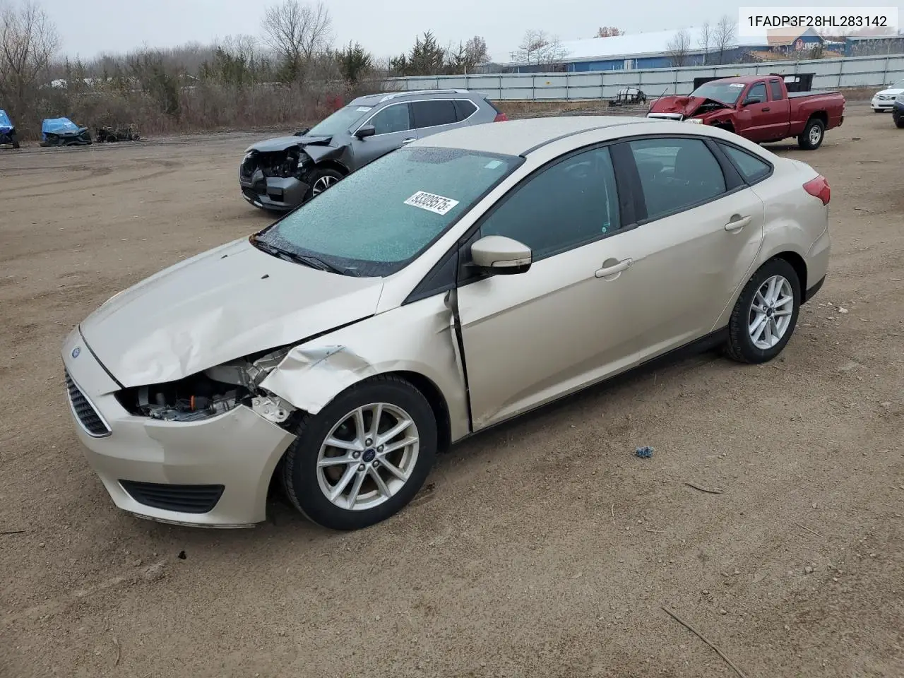 1FADP3F28HL283142 2017 Ford Focus Se