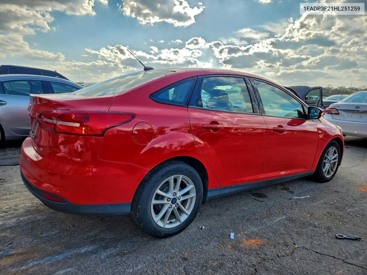 1FADP3F21HL251259 2017 Ford Focus Se
