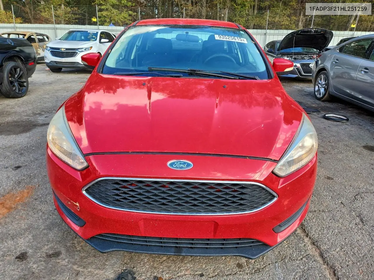 1FADP3F21HL251259 2017 Ford Focus Se