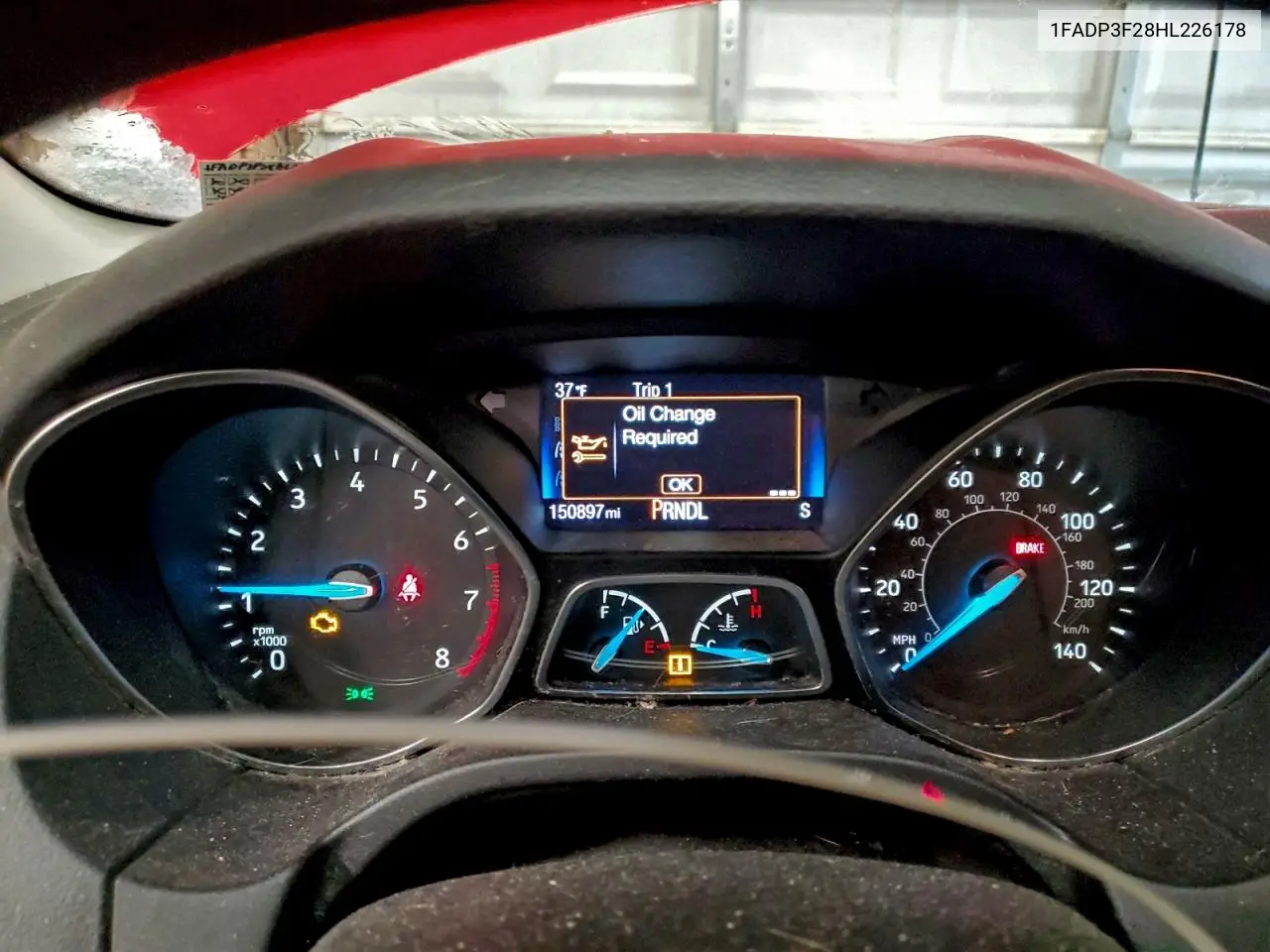 1FADP3F28HL226178 2017 Ford Focus Se