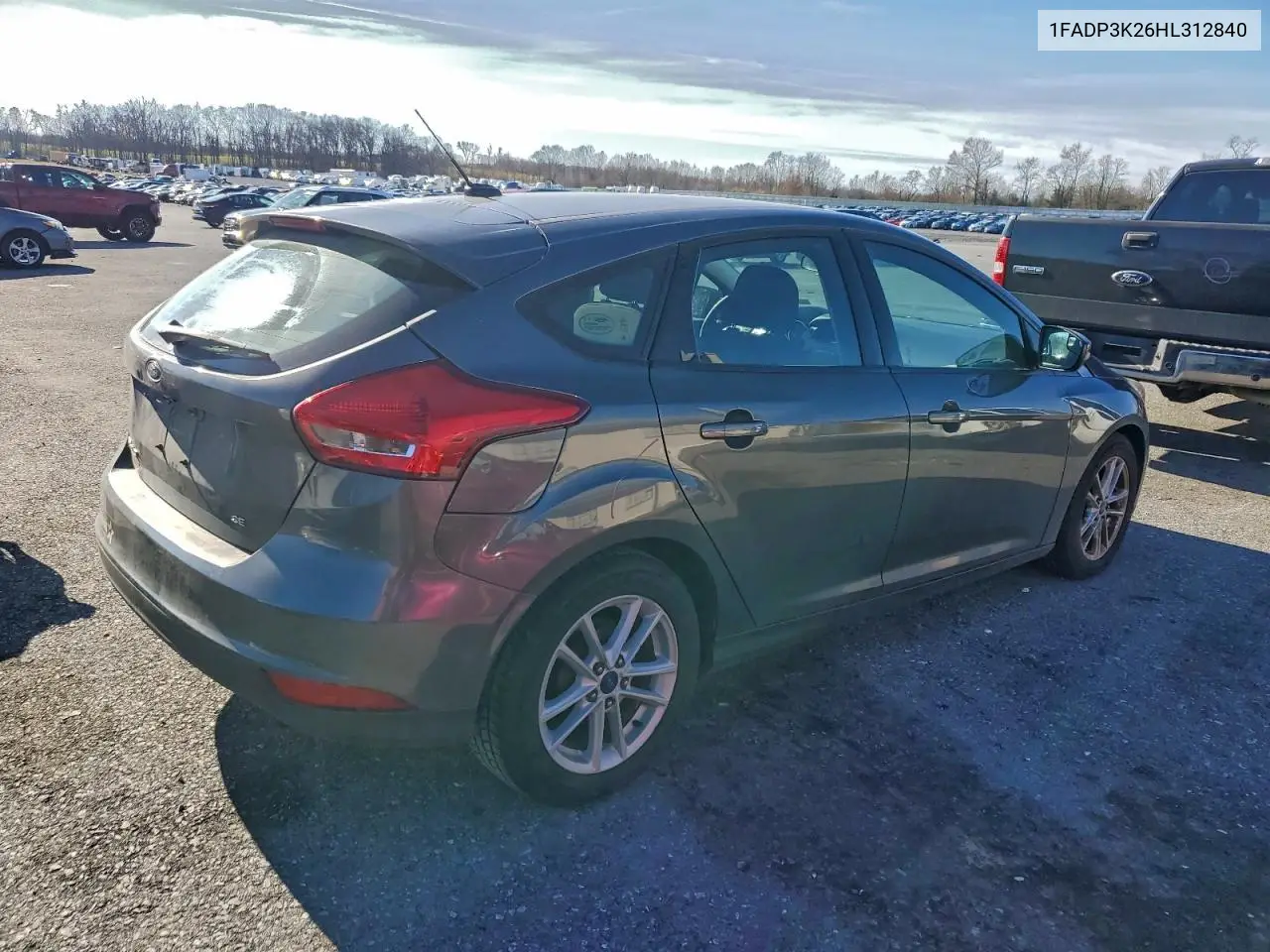 1FADP3K26HL312840 2017 Ford Focus Se
