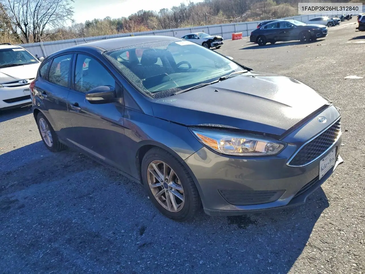 1FADP3K26HL312840 2017 Ford Focus Se