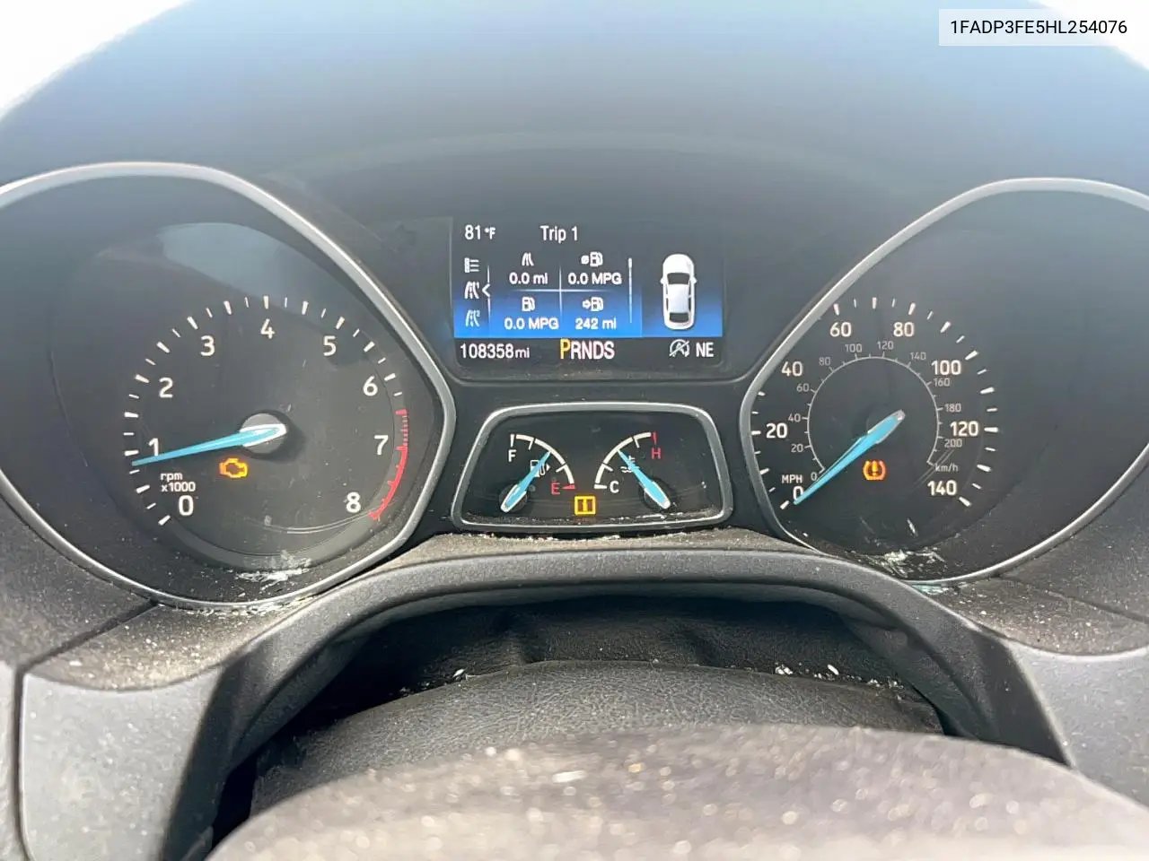 1FADP3FE5HL254076 2017 Ford Focus Se