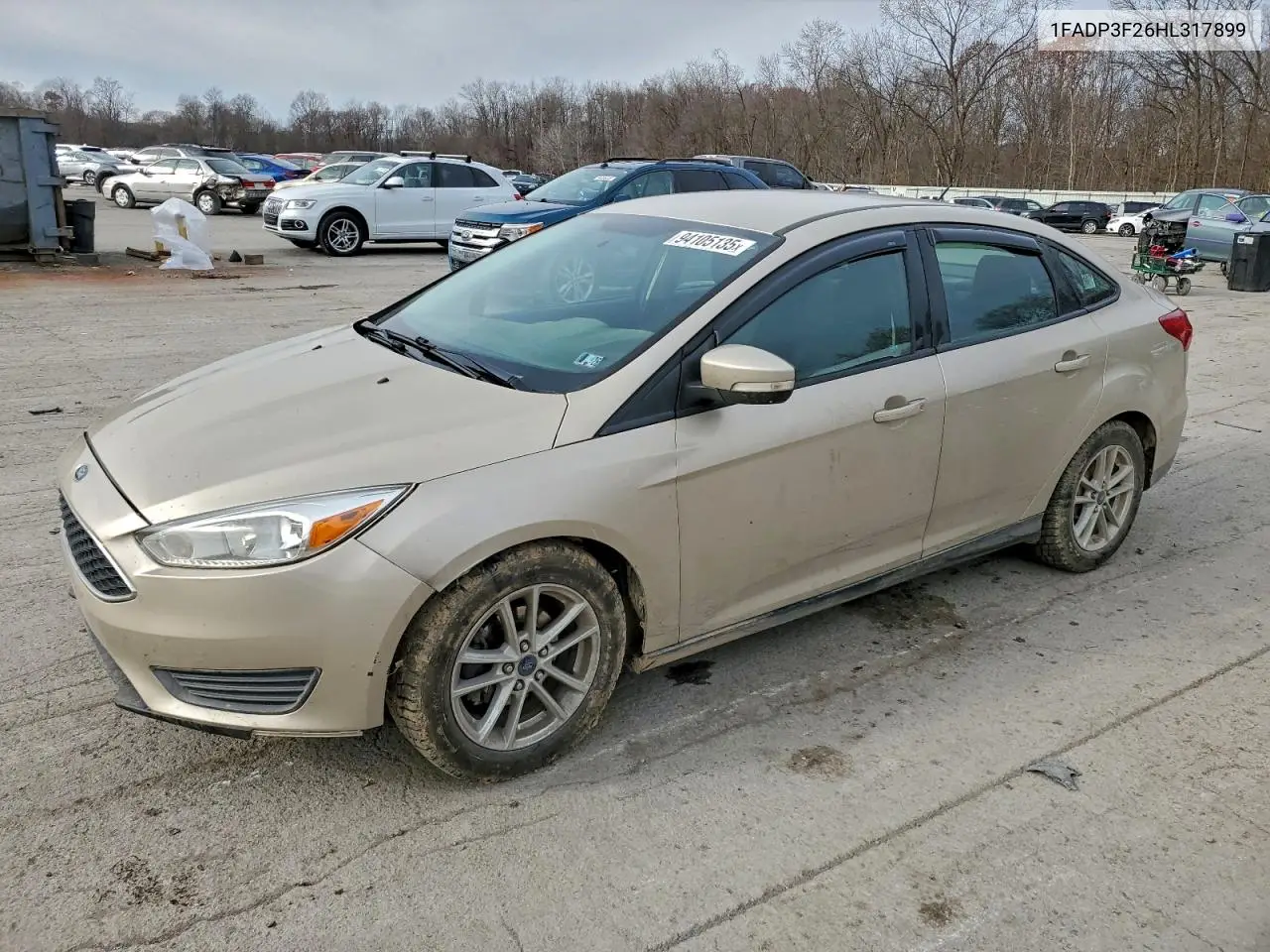 1FADP3F26HL317899 2017 Ford Focus Se