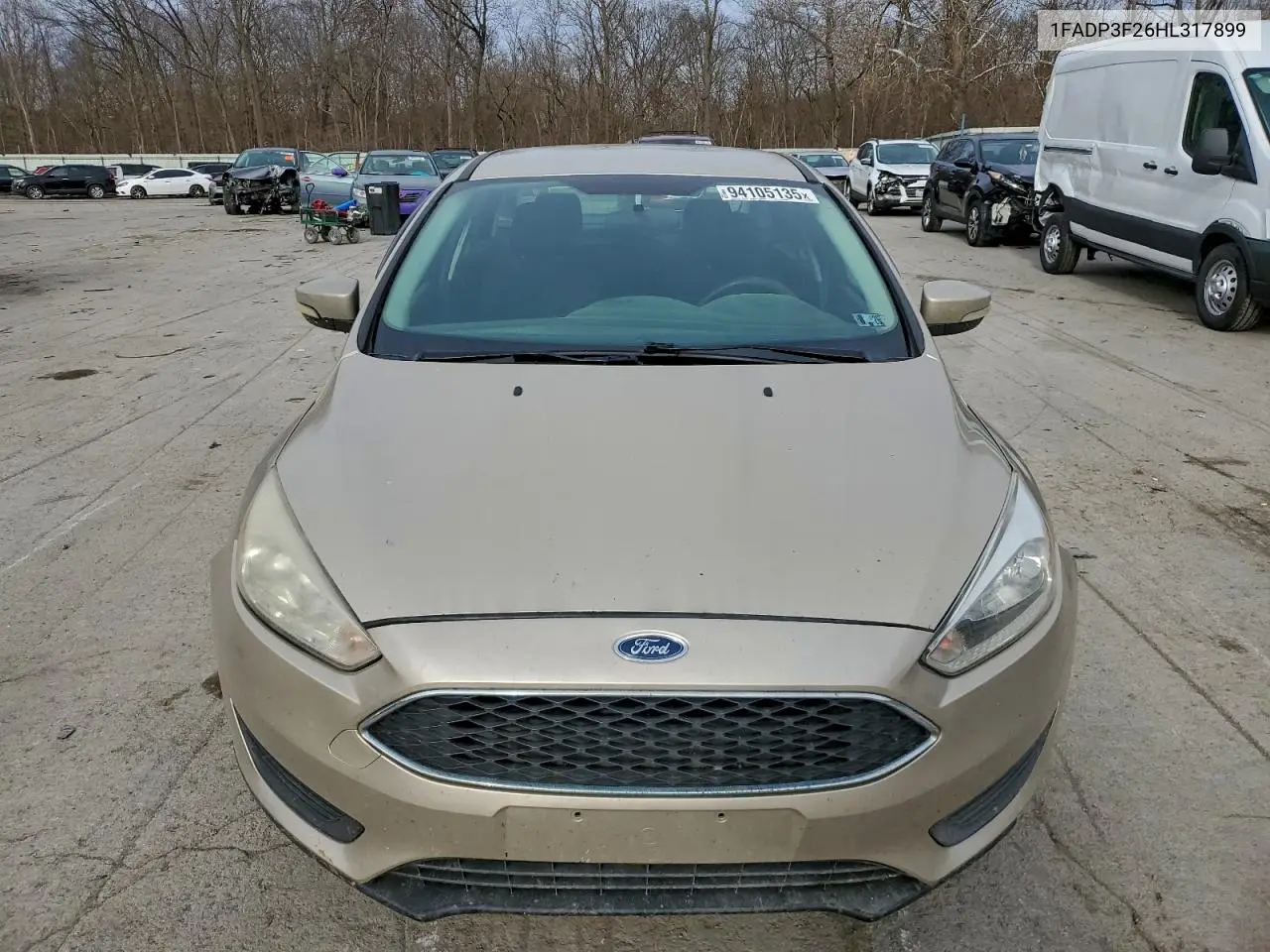 1FADP3F26HL317899 2017 Ford Focus Se
