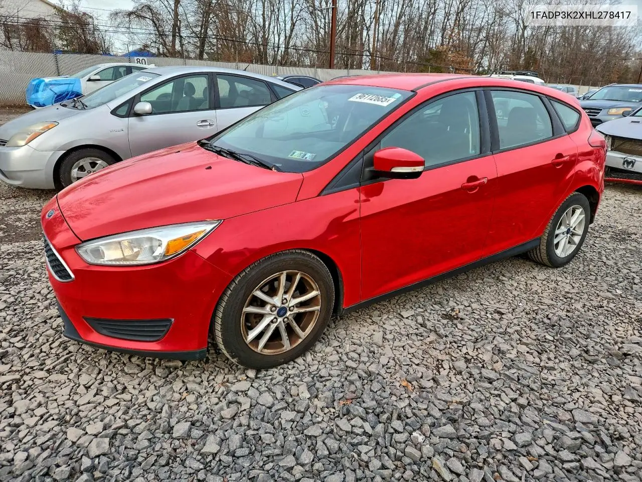 1FADP3K2XHL278417 2017 Ford Focus Se