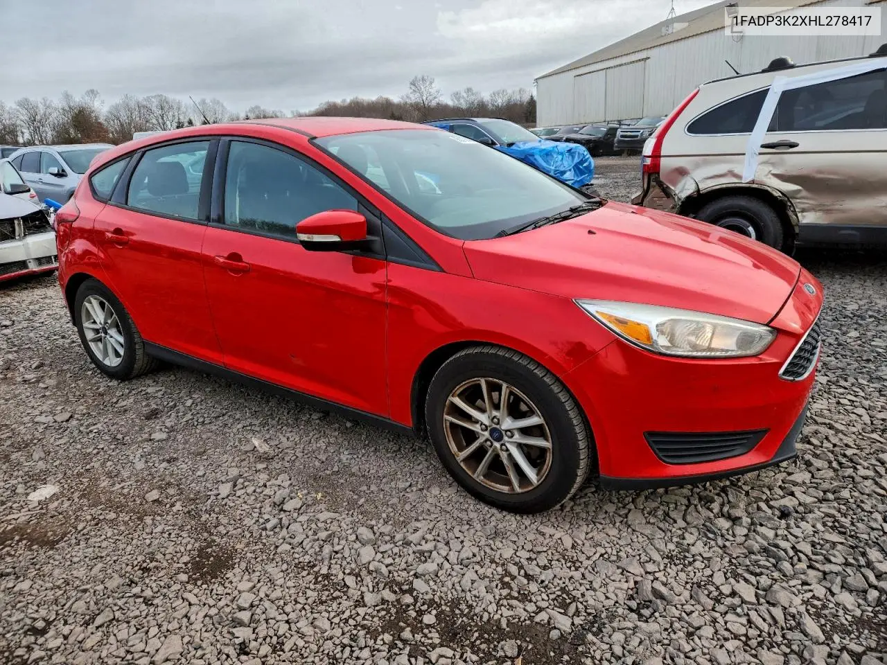 1FADP3K2XHL278417 2017 Ford Focus Se