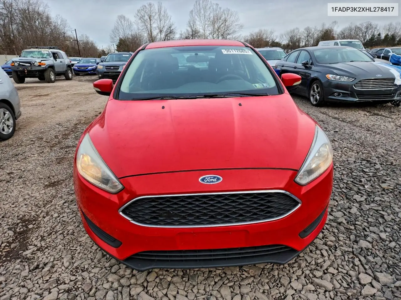 1FADP3K2XHL278417 2017 Ford Focus Se
