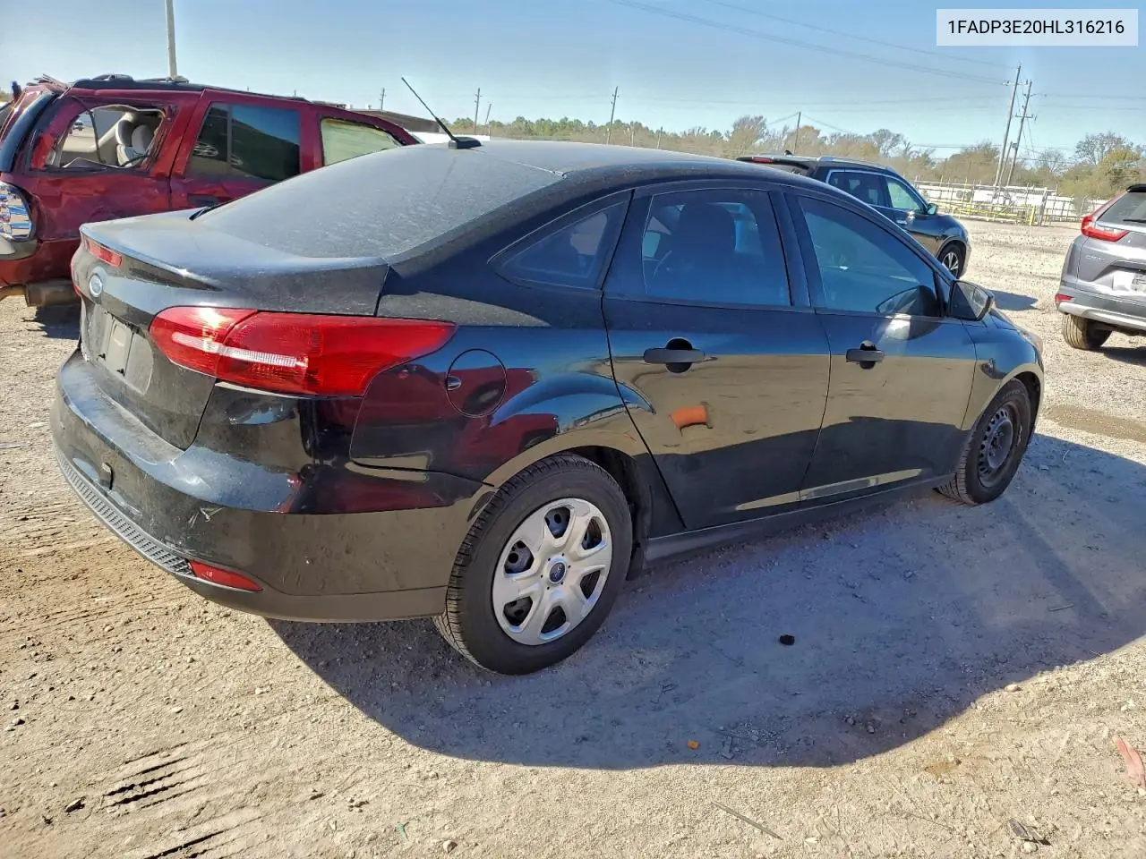 1FADP3E20HL316216 2017 Ford Focus S