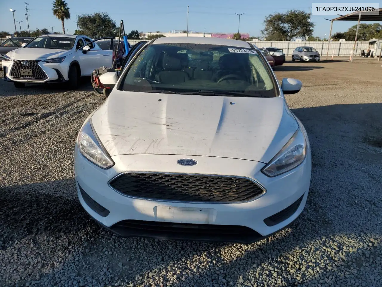 1FADP3K2XJL241096 2018 Ford Focus Se