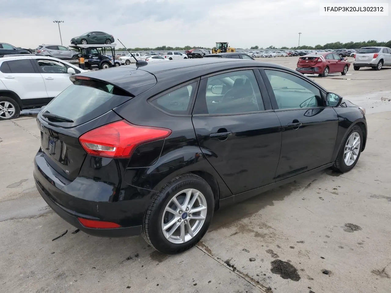 2018 Ford Focus Se VIN: 1FADP3K20JL302312 Lot: 70144084