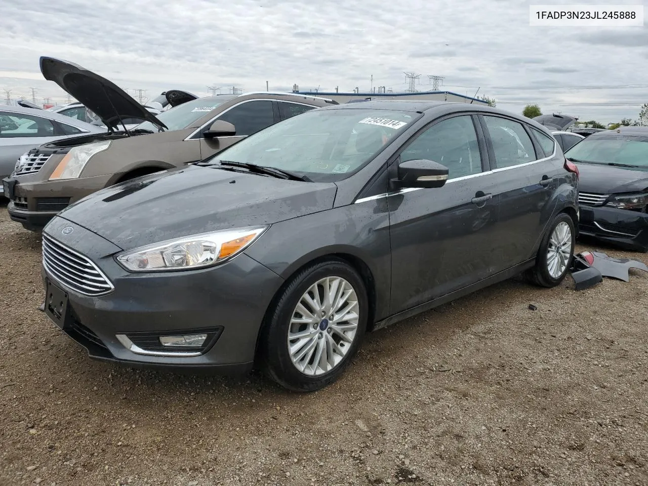 1FADP3N23JL245888 2018 Ford Focus Titanium