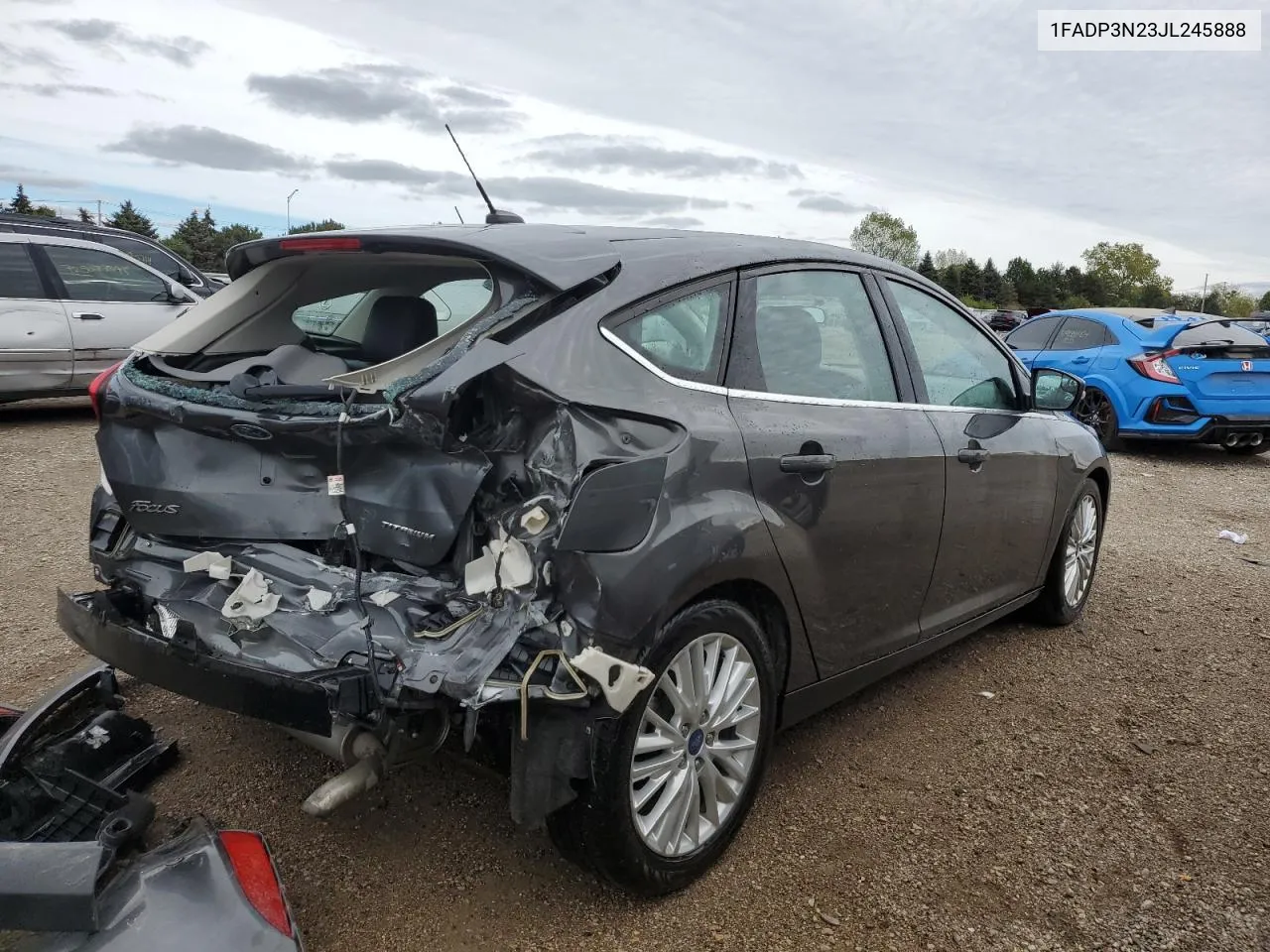 1FADP3N23JL245888 2018 Ford Focus Titanium