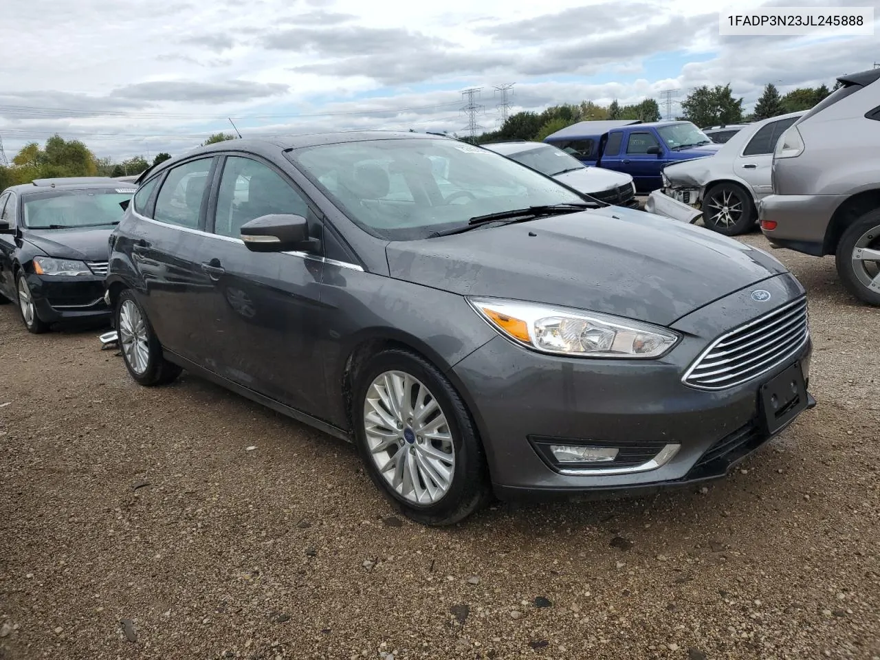 1FADP3N23JL245888 2018 Ford Focus Titanium