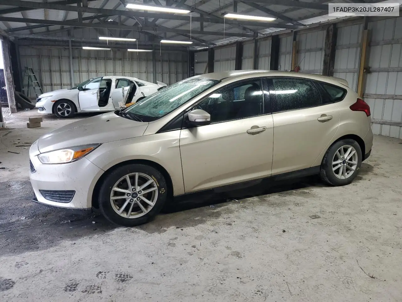 1FADP3K20JL287407 2018 Ford Focus Se