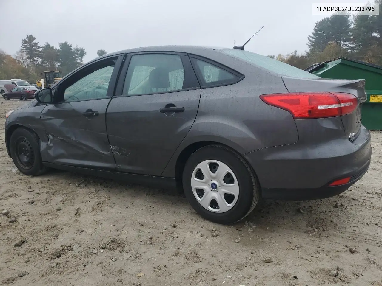1FADP3E24JL233796 2018 Ford Focus S