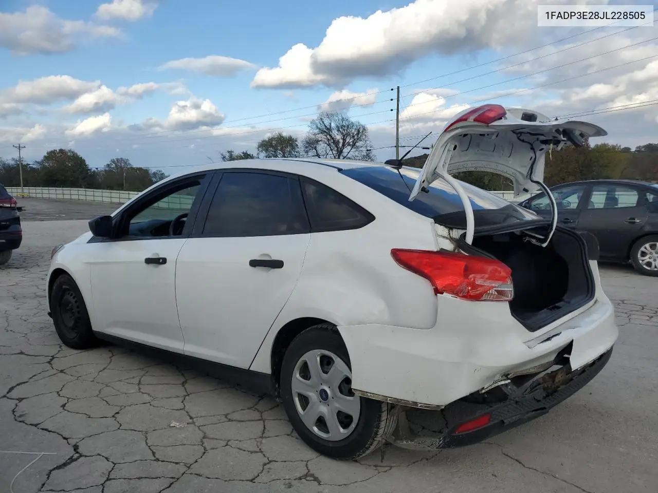 1FADP3E28JL228505 2018 Ford Focus S