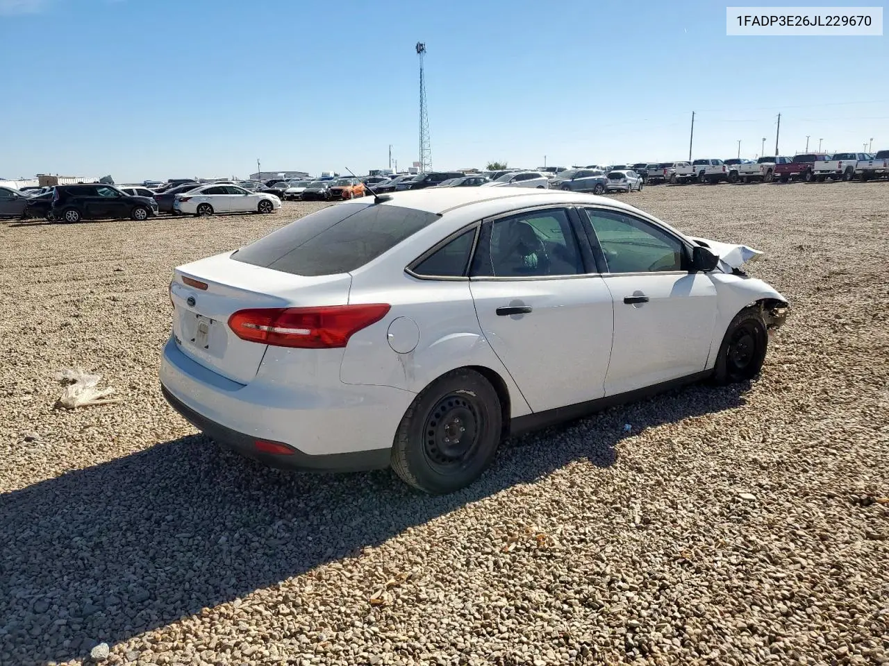 1FADP3E26JL229670 2018 Ford Focus S