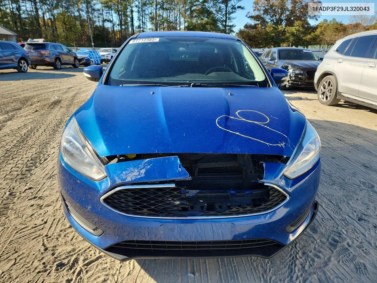 1FADP3F29JL320043 2018 Ford Focus Se