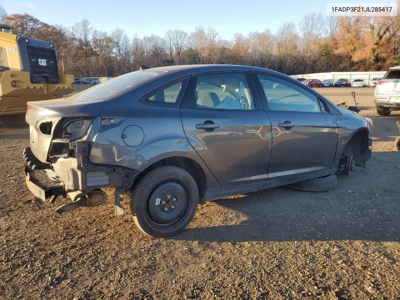 1FADP3F21JL285417 2018 Ford Focus Se