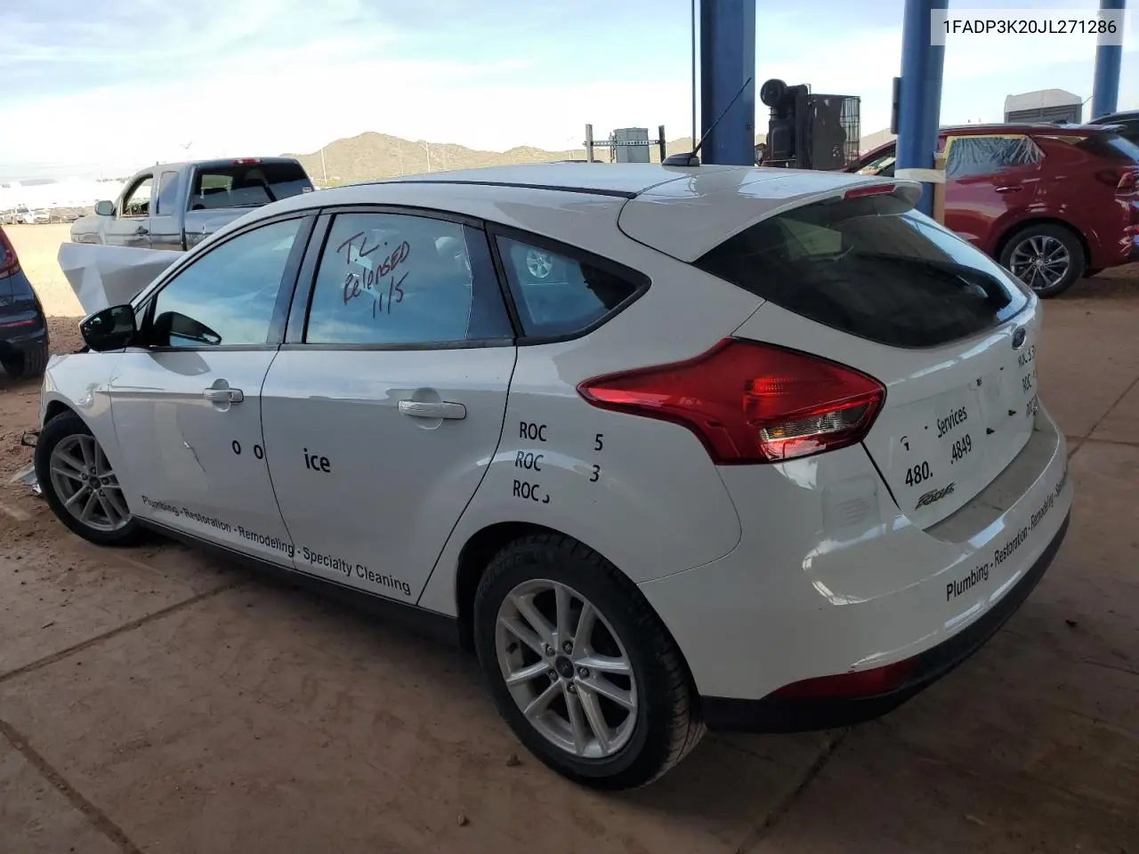 1FADP3K20JL271286 2018 Ford Focus Se