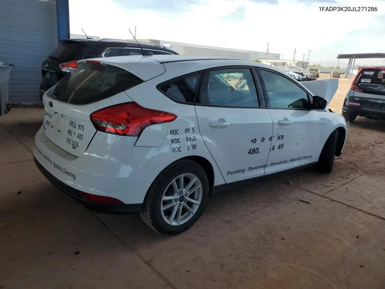 1FADP3K20JL271286 2018 Ford Focus Se