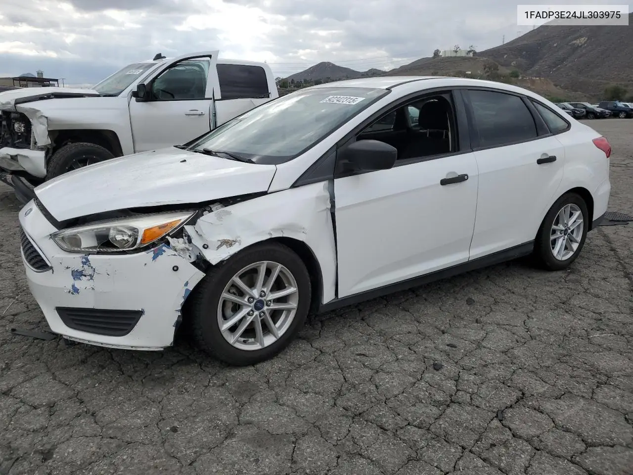 1FADP3E24JL303975 2018 Ford Focus S