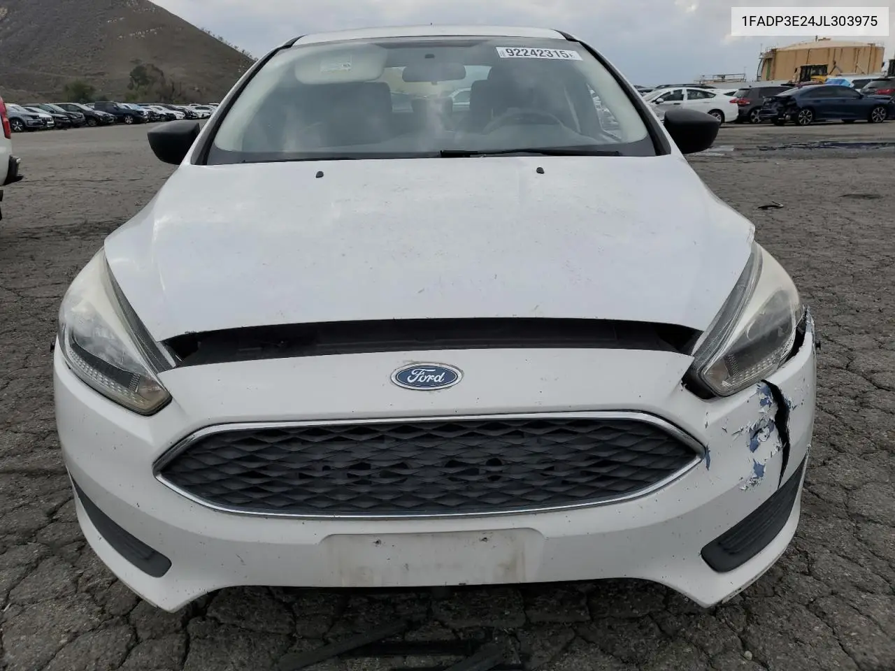 1FADP3E24JL303975 2018 Ford Focus S