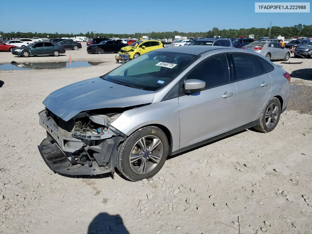 1FADP3FE1JL222988 2018 Ford Focus Se