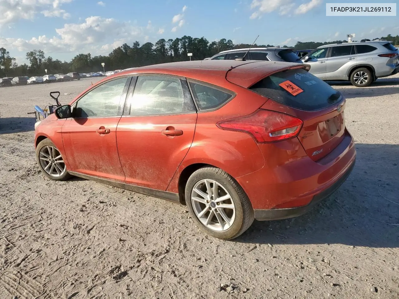 1FADP3K21JL269112 2018 Ford Focus Se