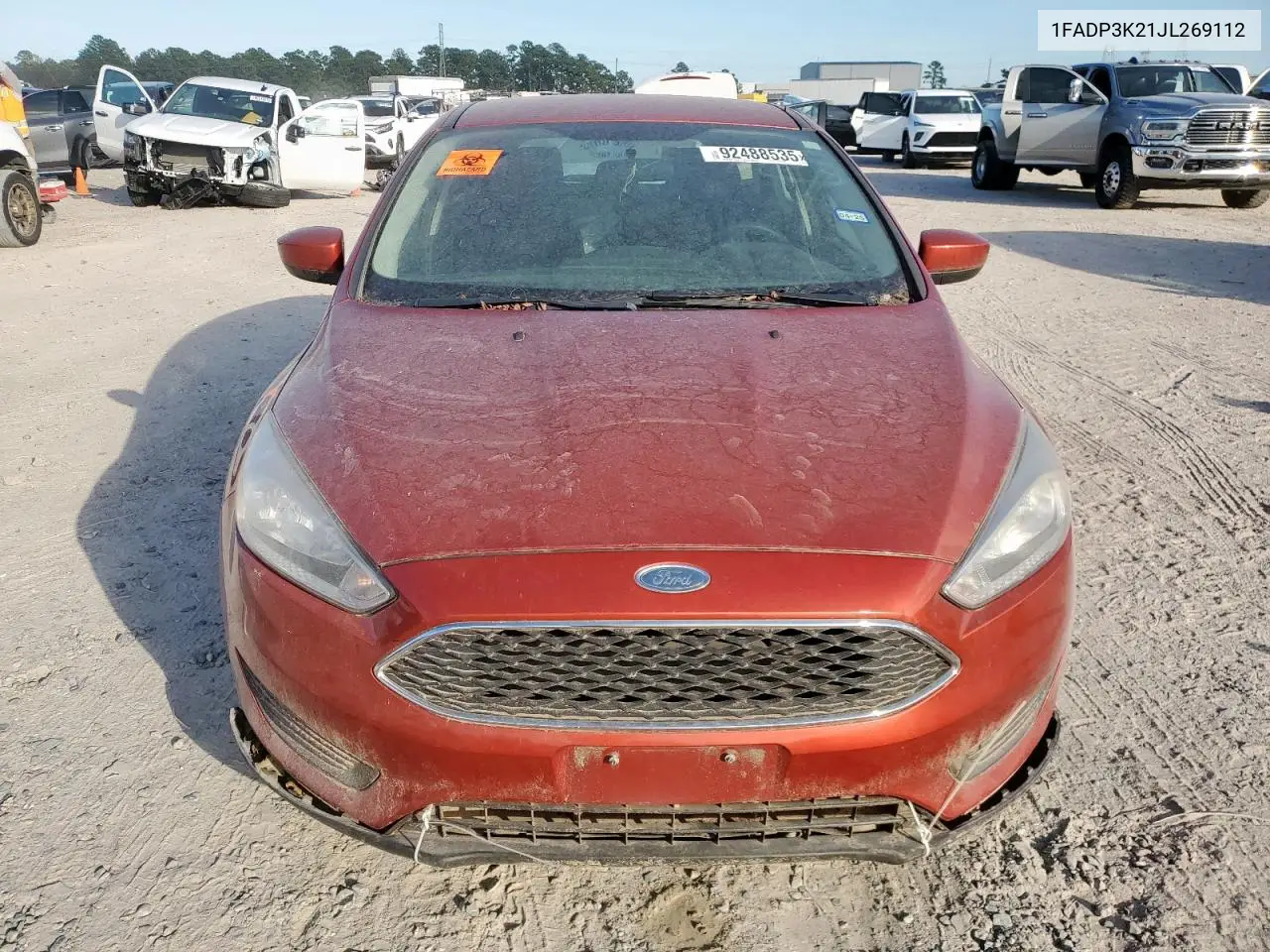 1FADP3K21JL269112 2018 Ford Focus Se