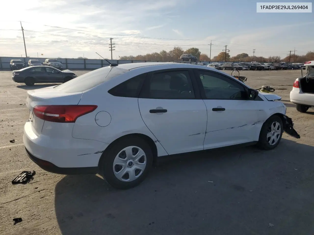 1FADP3E29JL269404 2018 Ford Focus S