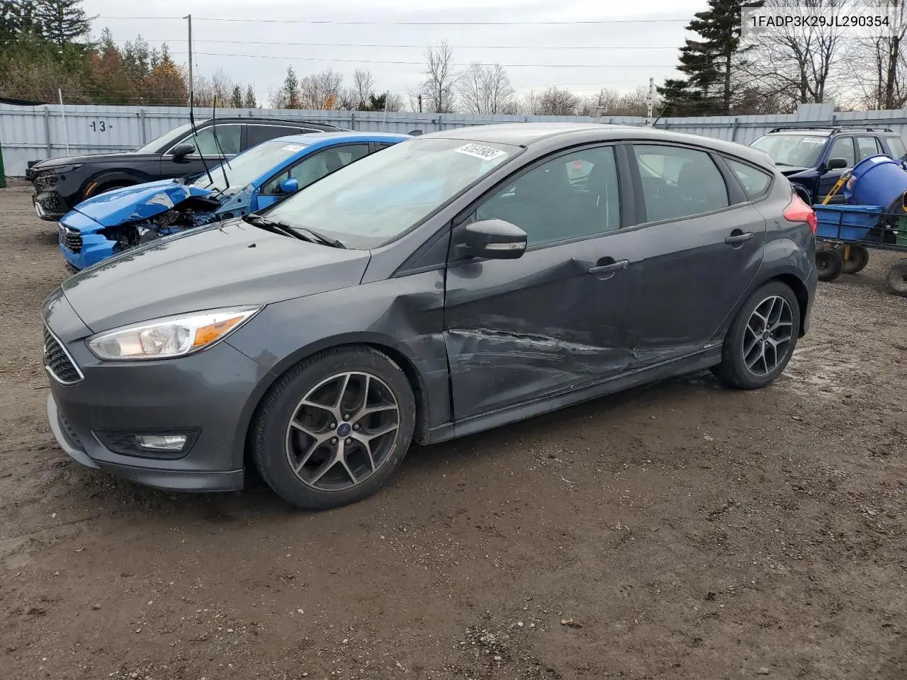 1FADP3K29JL290354 2018 Ford Focus Se