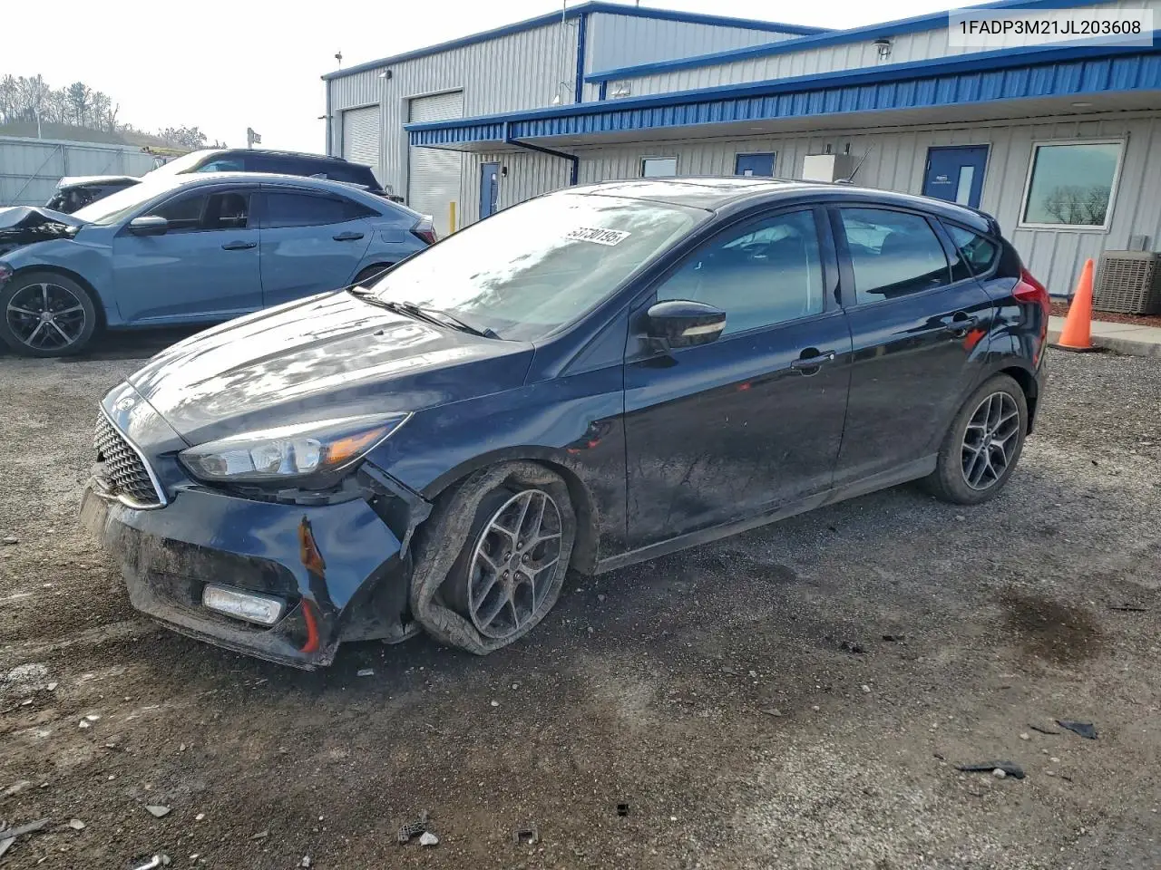 1FADP3M21JL203608 2018 Ford Focus Sel