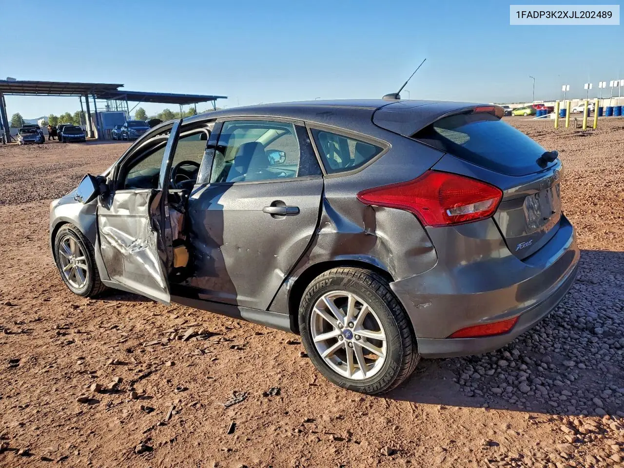 1FADP3K2XJL202489 2018 Ford Focus Se