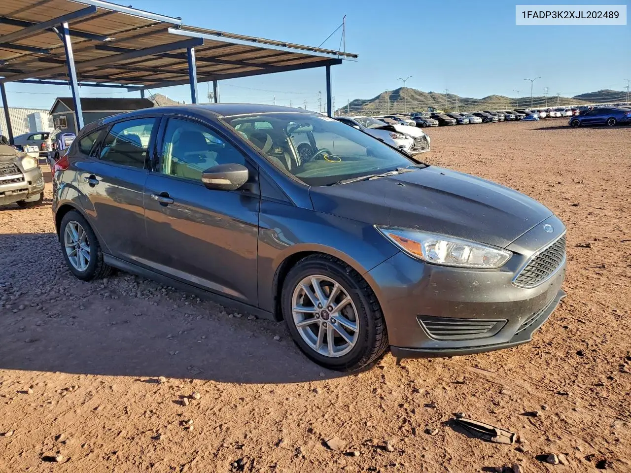 1FADP3K2XJL202489 2018 Ford Focus Se