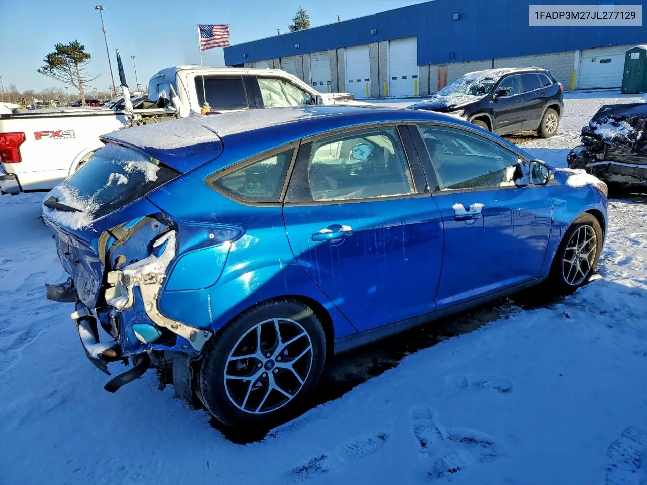 1FADP3M27JL277129 2018 Ford Focus Sel